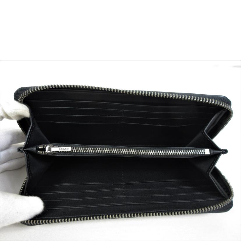 COACH コーチ/ヴァーシティーレザーアコーディオンジップアラウンド/F58109//G1580/Aランク/70