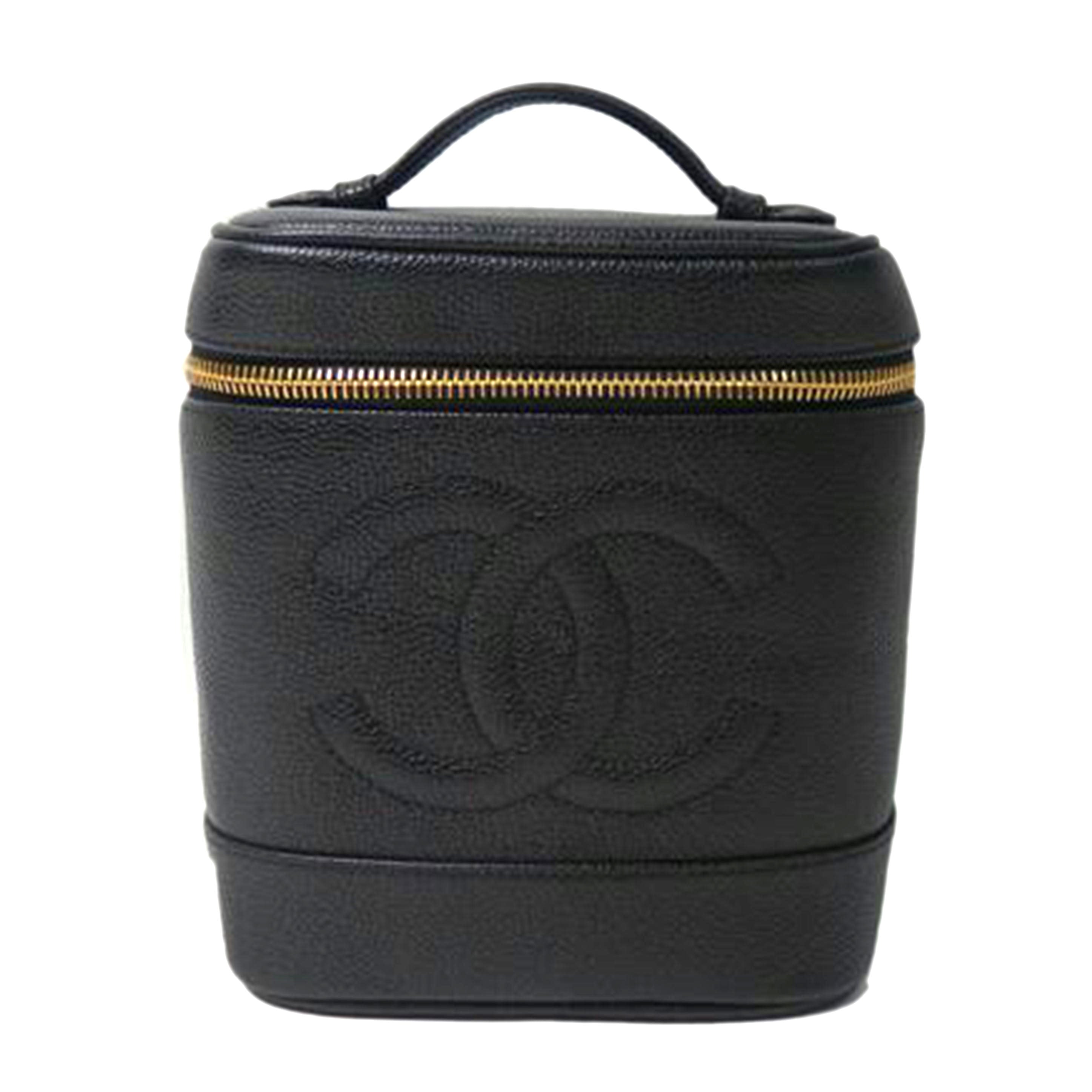 CHANEL シャネル/バニティバッグ/キャビアスキン/ゴールド金具/A01998//3817766/Aランク/84