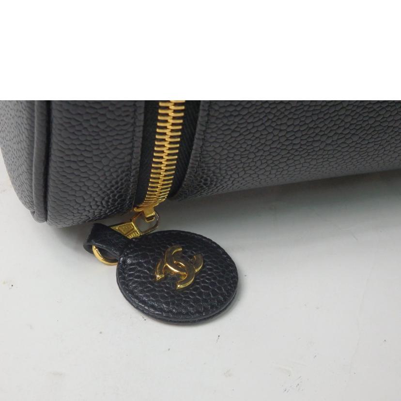 CHANEL シャネル/バニティバッグ/キャビアスキン/ゴールド金具/A01998//3817766/Aランク/84