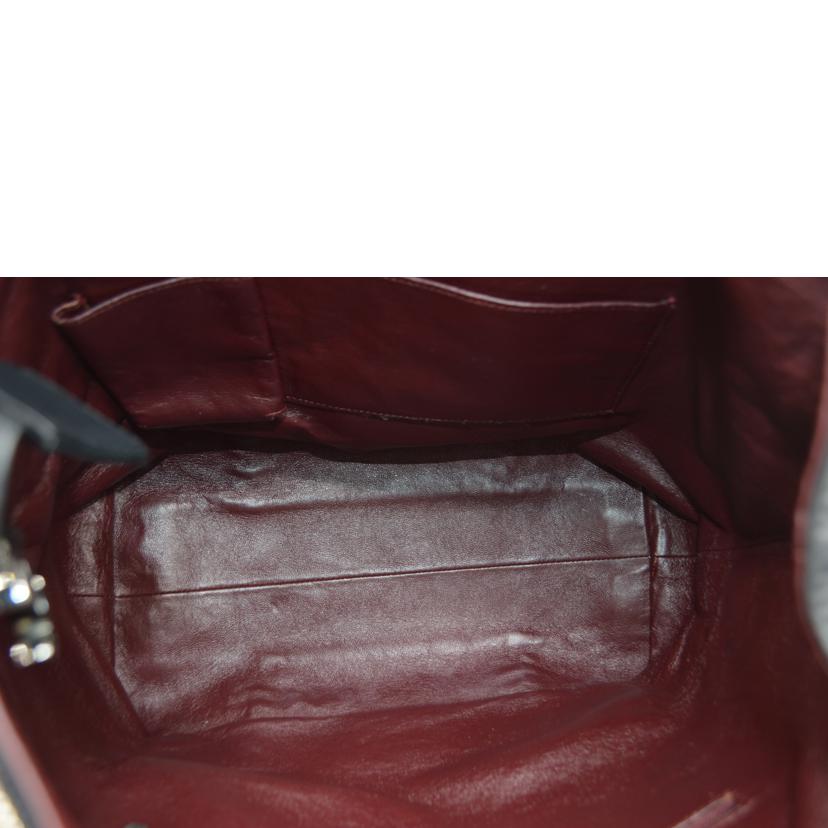 CHANEL シャネル/ラグジュアリーココマークカーフスキンチェーントート/ノワール//10655631/Aランク/89