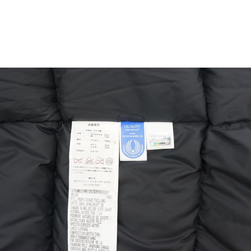 CANADA GOOSE カナダグース/ダウンジャケット・ブロンテパーカ/2600JL R//ABランク/09