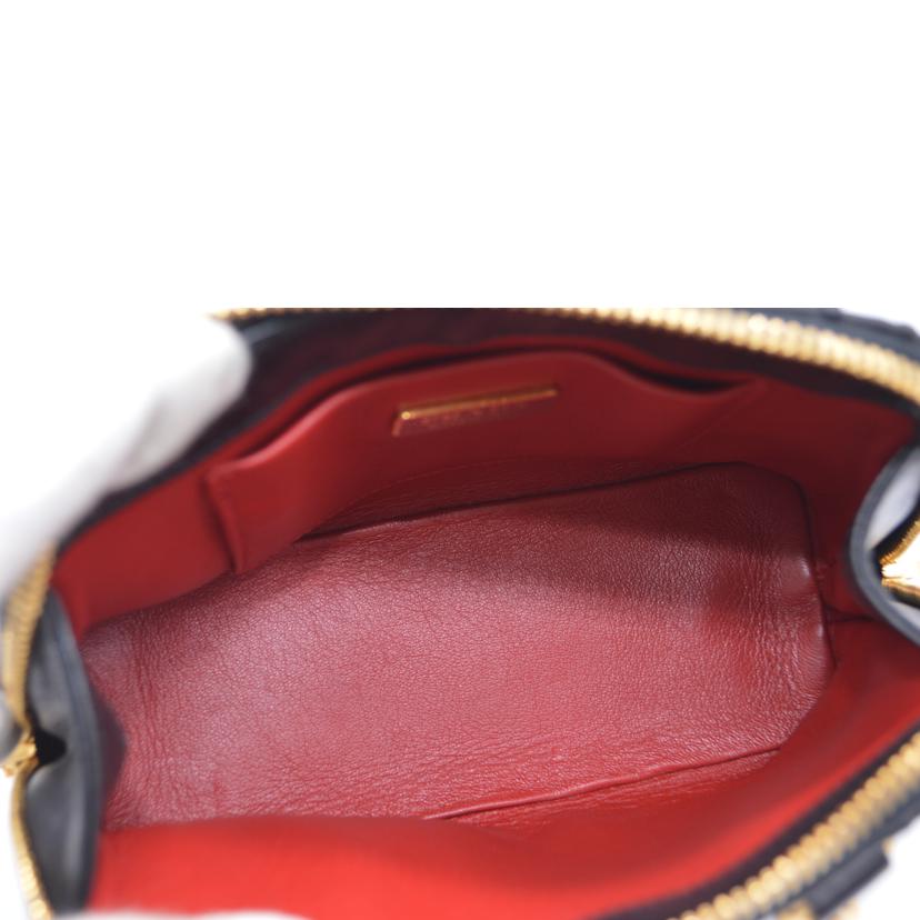 PRADA プラダ/ナッパゴーフル2wayチェーンミニハンド/ネロ/1BH851//113/Aランク/89