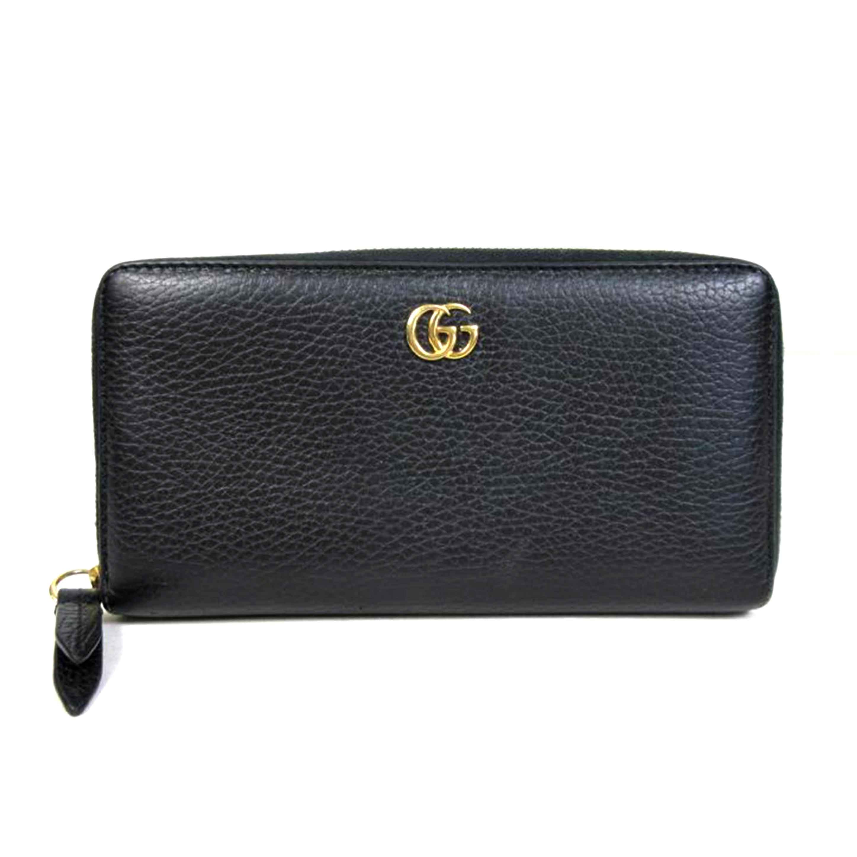 GUCCI グッチ/GGマーモント ラウンドファスナー長財布/456117//6334/ABランク/70