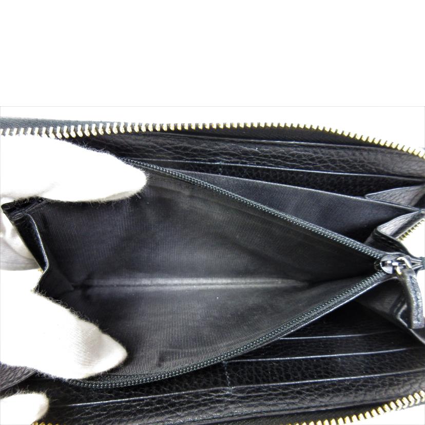 GUCCI グッチ/GGマーモント ラウンドファスナー長財布/456117//6334/ABランク/70