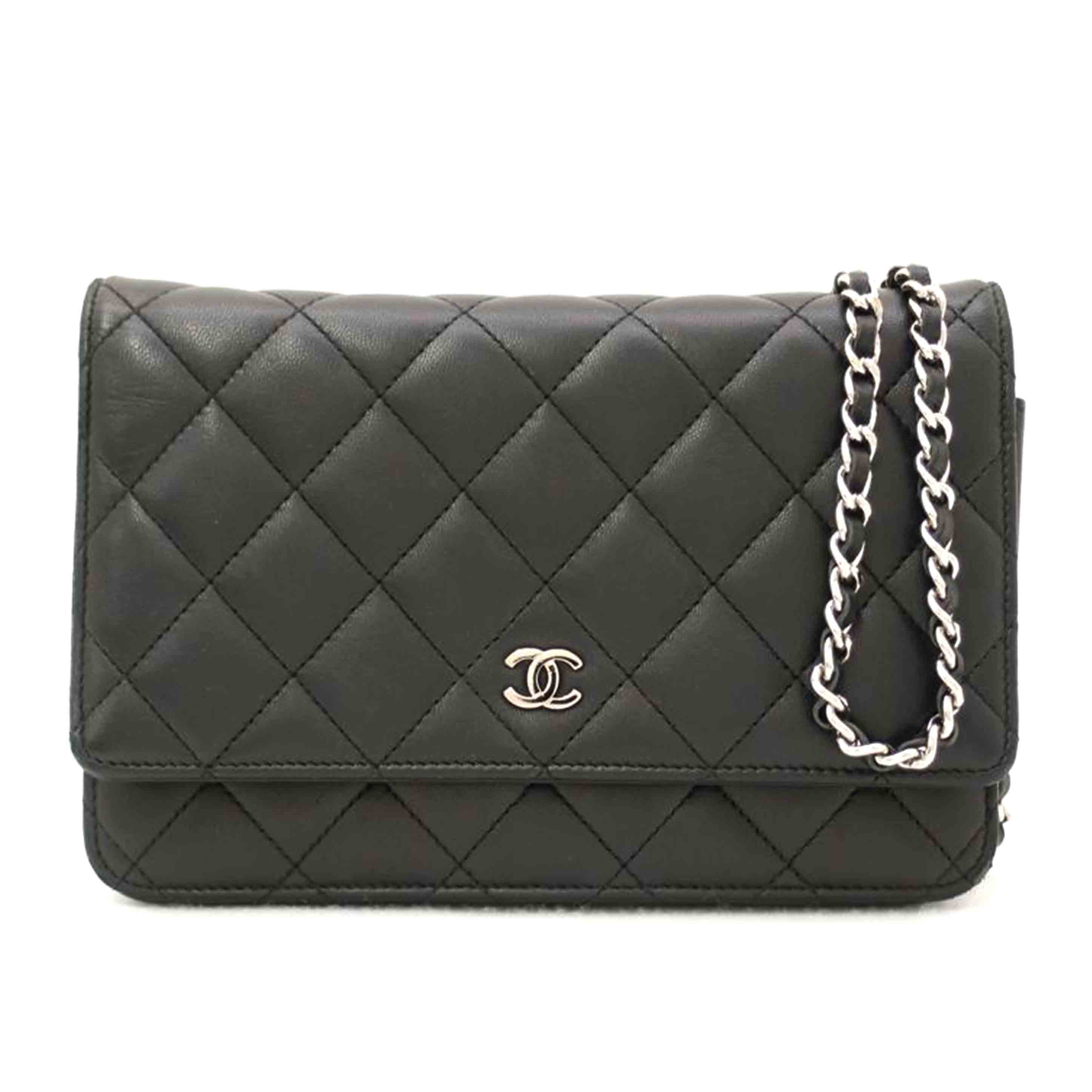 ＣＨＡＮＥＬ シャネル チェーンショルダー シルバー金具 黒 斜め掛け 肩掛け レディース/ブランドバッグ・小物｜WonderREX-ONLINE  公式通販サイト