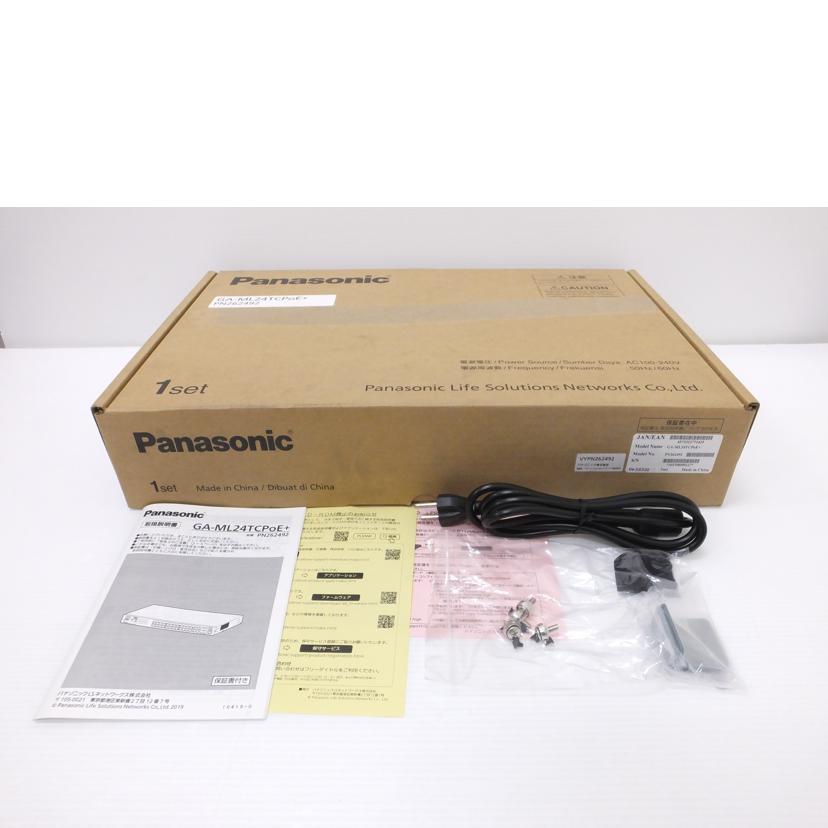 Panasonic パナソニック/スイチングハブ/GA-ML24TCPoE+/GA-ML24TCPoE+//16E9B000127/Sランク/88