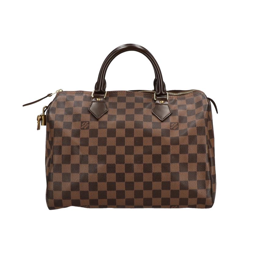 LOUIS VUITTON ルイヴィトン ルイ・ヴィトン ビトン ダミエ・エベヌ 市松模様 ブラウン 茶 ボストン ショルダーバッグ ハンドバッグ トートバッグ ブラウン メンズ レディース 定番 人気 LV 斜め掛け 肩がけ/旧型スピーディ30/ダミエ/エベヌ/N41531//SP4***/ABランク/75
