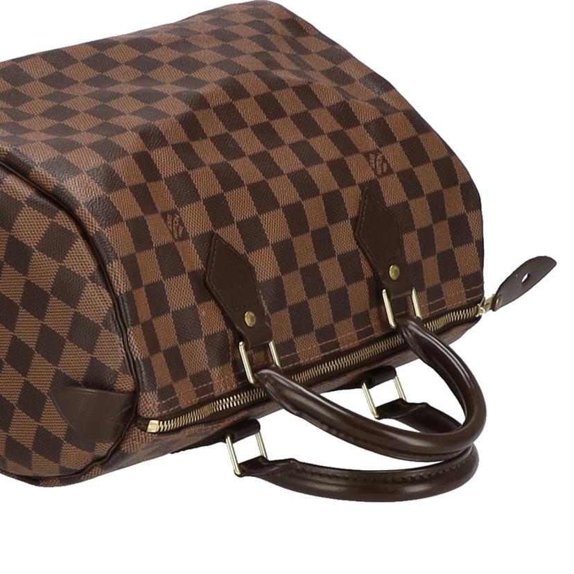 LOUIS VUITTON ルイヴィトン ルイ・ヴィトン ビトン ダミエ・エベヌ 市松模様 ブラウン 茶 ボストン ショルダーバッグ ハンドバッグ トートバッグ ブラウン メンズ レディース 定番 人気 LV 斜め掛け 肩がけ/旧型スピーディ30/ダミエ/エベヌ/N41531//SP4***/ABランク/75