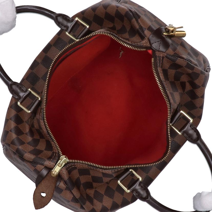 LOUIS VUITTON ルイヴィトン ルイ・ヴィトン ビトン ダミエ・エベヌ 市松模様 ブラウン 茶 ボストン ショルダーバッグ ハンドバッグ トートバッグ ブラウン メンズ レディース 定番 人気 LV 斜め掛け 肩がけ/旧型スピーディ30/ダミエ/エベヌ/N41531//SP4***/ABランク/75