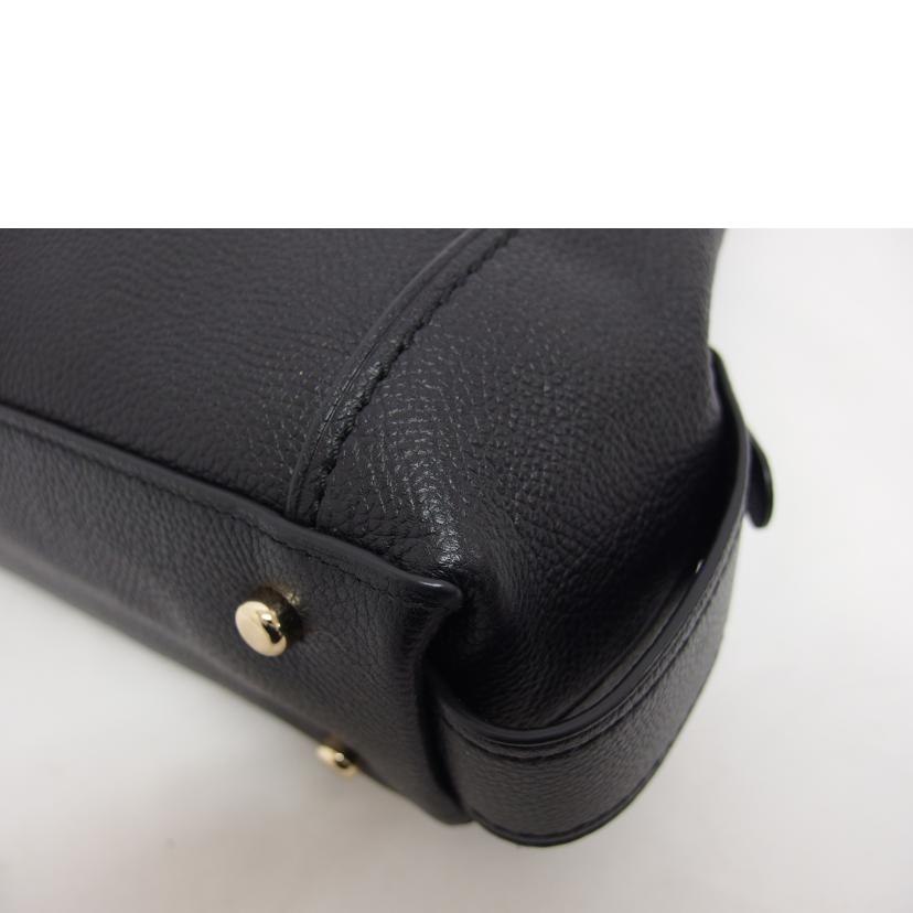 COACH コーチ ショルダーバッグ/レザートートバッグ/ブラック/57125//J16**/Aランク/04