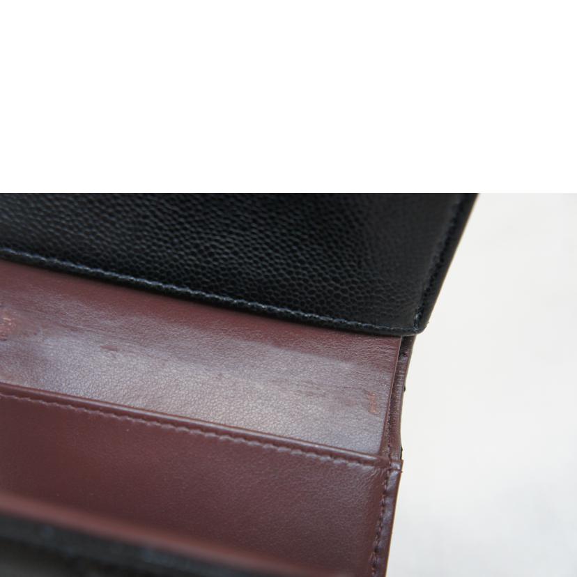 CHANEL シャネル/キャビアスキンL字ファスナーミニウォレット/AP3177//PCH*****/ABランク/92