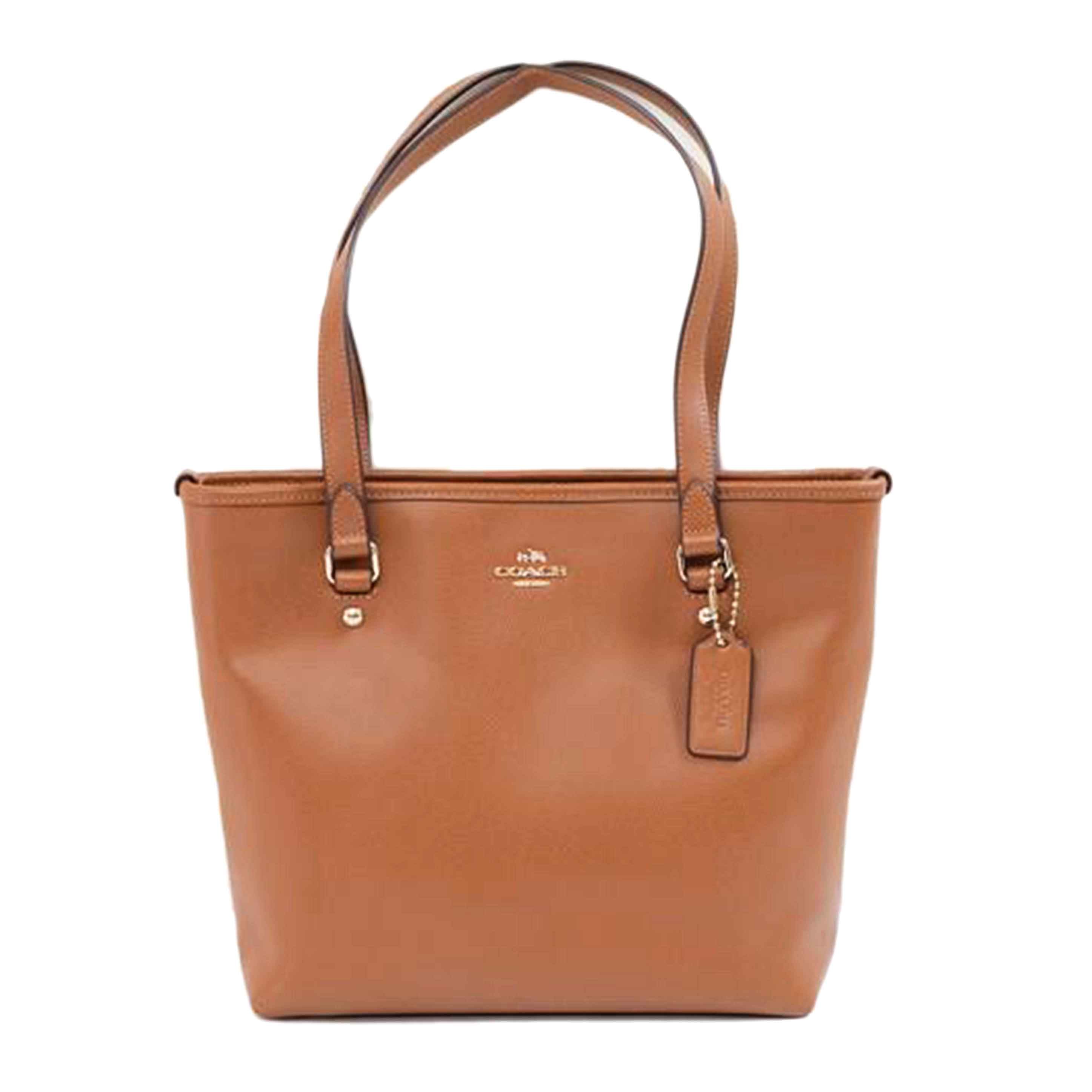 COACH コーチ/サドルラグジュアリークロスグレーンレザージップトート/F36632//M1561/Bランク/71