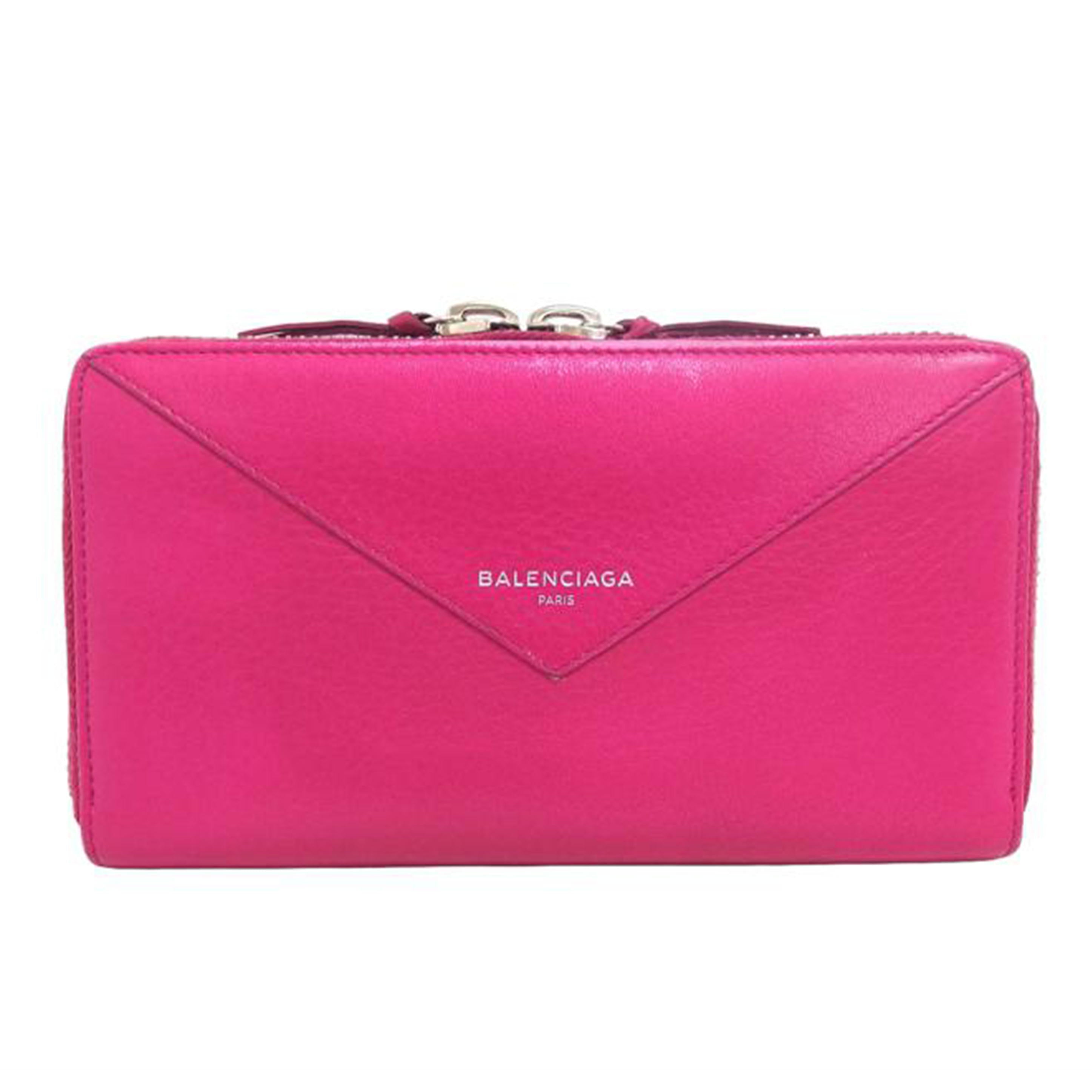 BALENCIAGA バレンシアガ/ペーパーコンチネンタル/ラウンドファスナー長財布/381226//555**********/Bランク/04