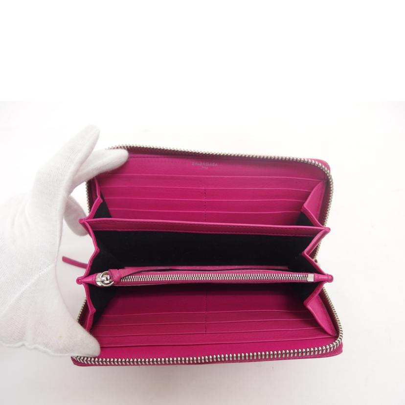 BALENCIAGA バレンシアガ/ペーパーコンチネンタル/ラウンドファスナー長財布/381226//555**********/Bランク/04