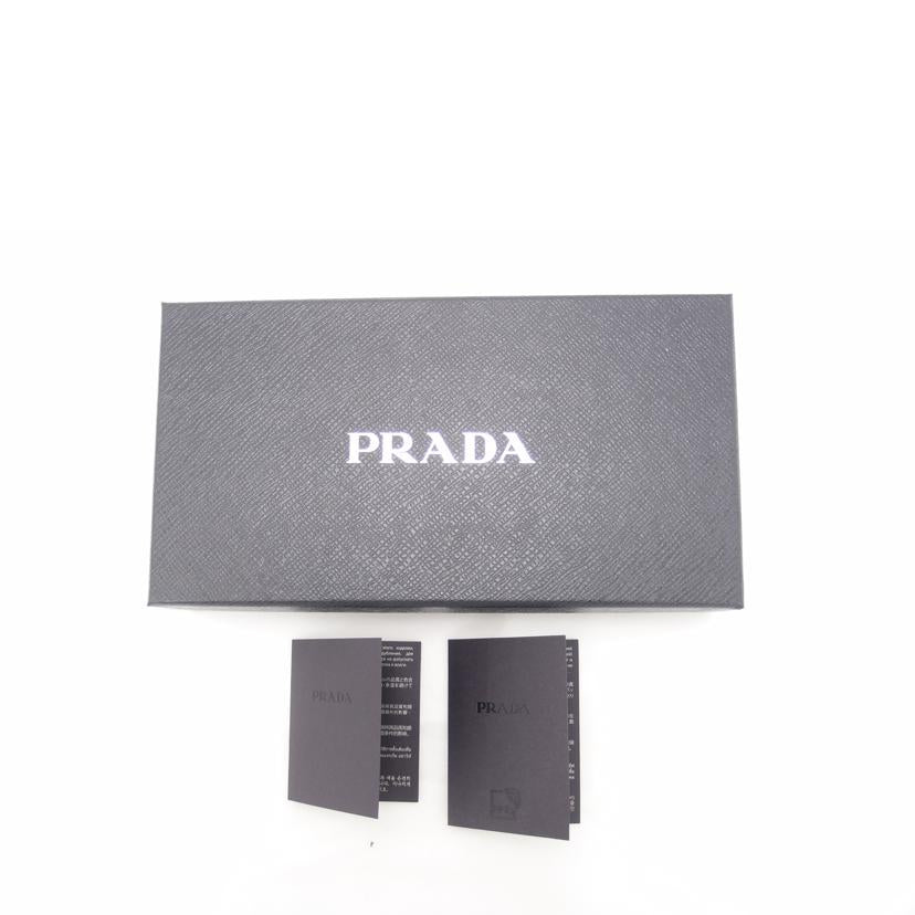 PRADA プラダ ゴールド金具 レディース メンズ 黒 ラウンドジップウォレット/サフィアーノラウンドファスナー長財布/ブラック/1ML506//62B/SAランク/69