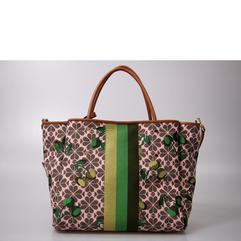 Kate spade ケイトスペード/スペードフラワージャガードミディアムトートバッグ/PXRUB291//ABランク/76
