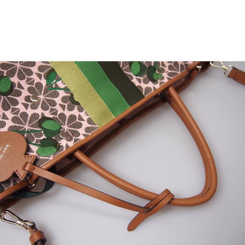 Kate spade ケイトスペード/スペードフラワージャガードミディアムトートバッグ/PXRUB291//ABランク/76