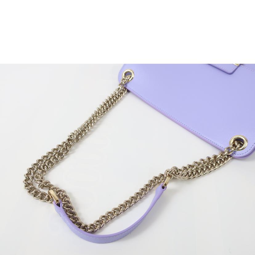 FURLA フルラ/ベラ チェーンショルダーバッグ ハンドバッグ Bella パープル/BLND//Aランク/65