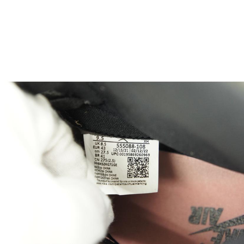 NIKE ナイキ/AIR JORDAN 1 RETORO HIGH OG/27.5cm/ホワイト×ブラック/555088-108//SAランク/01