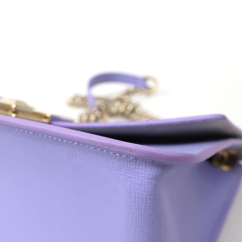 FURLA フルラ/ベラ チェーンショルダーバッグ ハンドバッグ Bella パープル/BLND//Aランク/65
