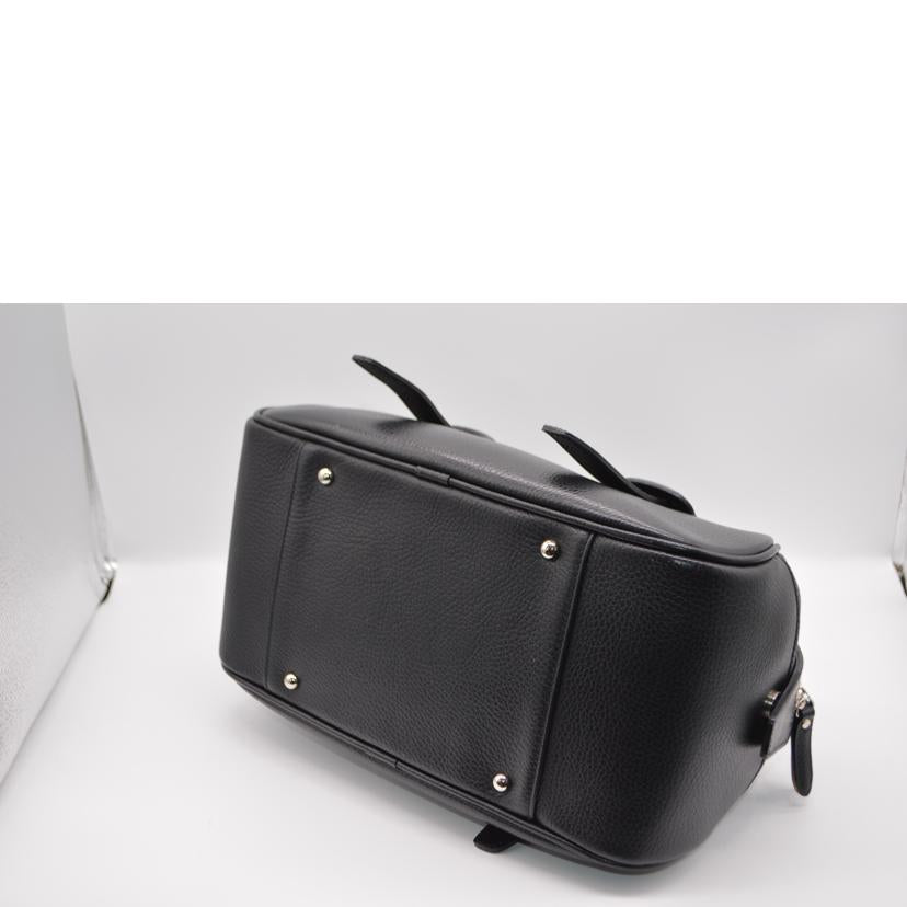 BURBERRY バーバリー/ノバチェックレザーボストン/ノワール//Aランク/89