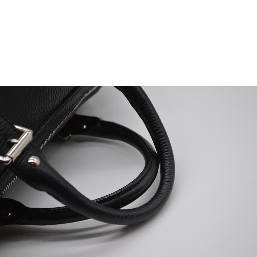 BURBERRY バーバリー/ノバチェックレザーボストン/ノワール//Aランク/89