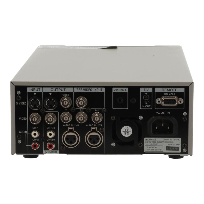 SONY ソニー/DV/miniDVレコーダー/DSR-40//11831/Bランク/75