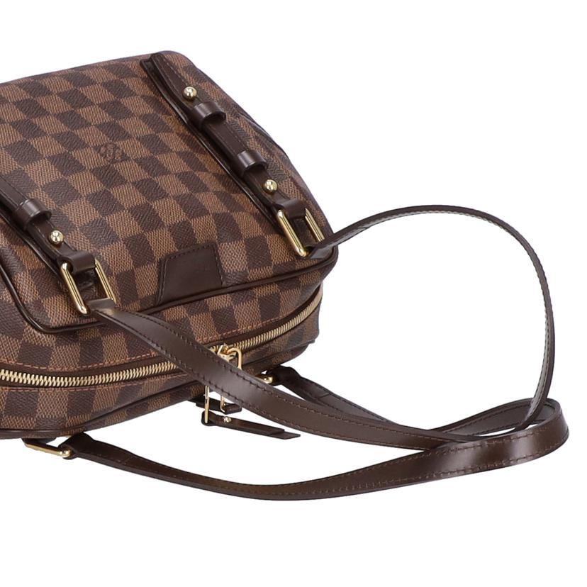 LOUIS VUITTON ルイヴィトン ルイ・ヴィトン ビトン ダミエ・エベヌ 市松模様 ブラウン 茶 ショルダーバッグ ハンドバッグ トートバッグ ブラウン メンズ レディース 定番 人気 LV 斜め掛け 肩がけ/リヴィントンPM/ダミエ/エベヌ /N41157//FL4***/ABランク/85