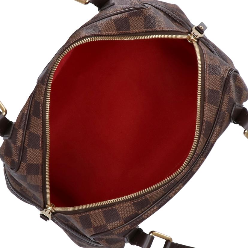 LOUIS VUITTON ルイヴィトン ルイ・ヴィトン ビトン ダミエ・エベヌ 市松模様 ブラウン 茶 ショルダーバッグ ハンドバッグ トートバッグ ブラウン メンズ レディース 定番 人気 LV 斜め掛け 肩がけ/リヴィントンPM/ダミエ/エベヌ /N41157//FL4***/ABランク/85