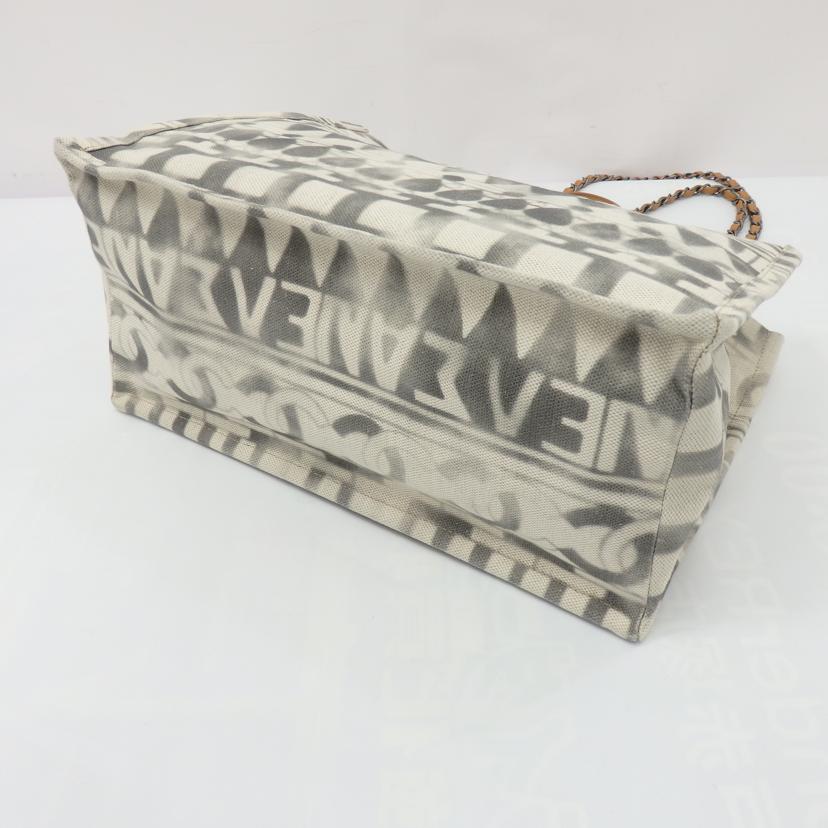 CHANEL シャネル/2WAYキャンバスレザーチェーントート//25134753/Bランク/77