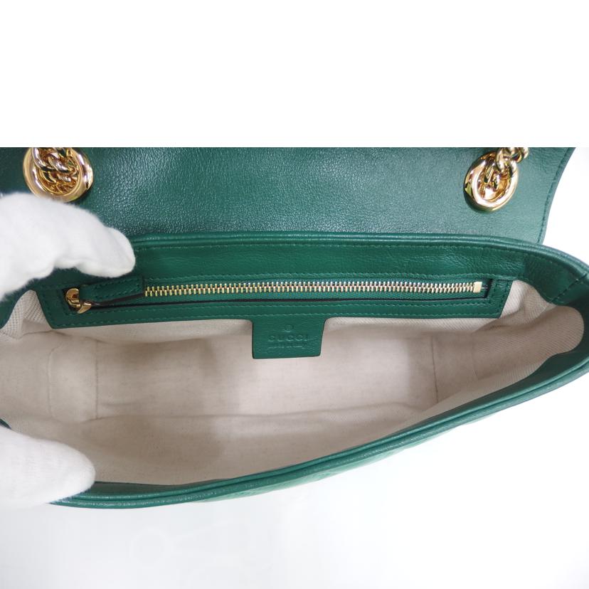 GUCCI グッチ/GGマーモント スモール ショルダー/4434971X5EG3862//525***/Aランク/82