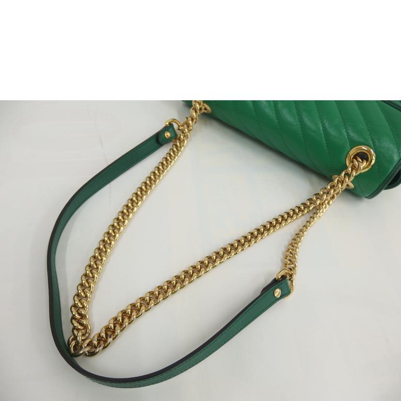 GUCCI グッチ/GGマーモント スモール ショルダー/4434971X5EG3862//525***/Aランク/82