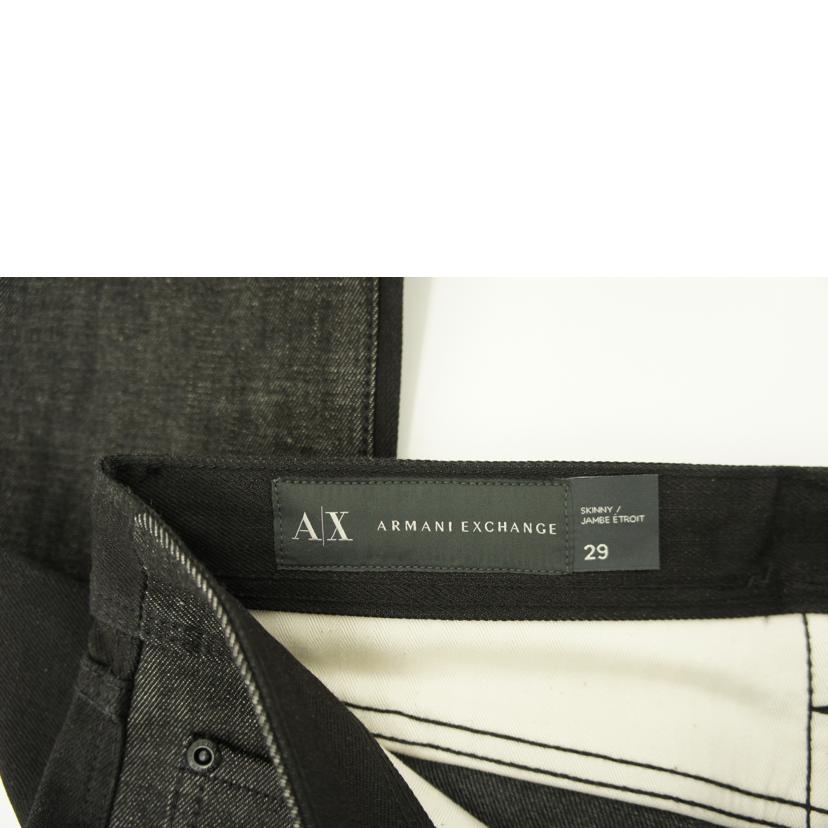 ARMANI EXCHANGE アルマーニエクスチェンジ/SKINNYデニム・BK//Aランク/85