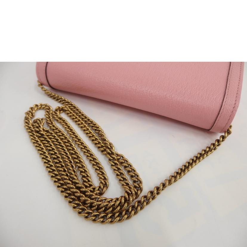 GUCCI グッチ/ダイアナ/ミニバックショルダー/ピンク/696817//041*/Aランク/82