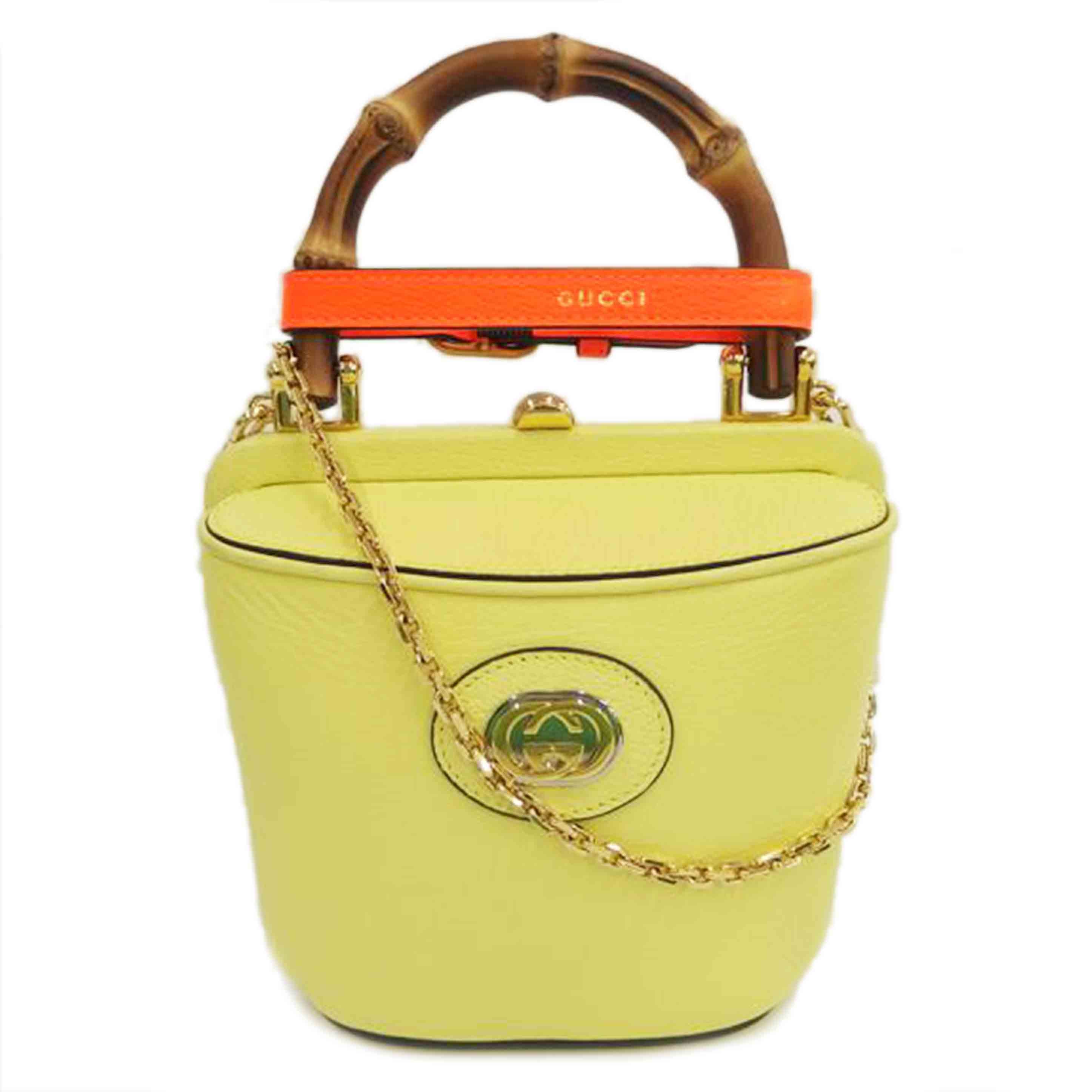 GUCCI グッチ/バンブーミニバケット2WAYショルダー/616436//000***/ABランク/82