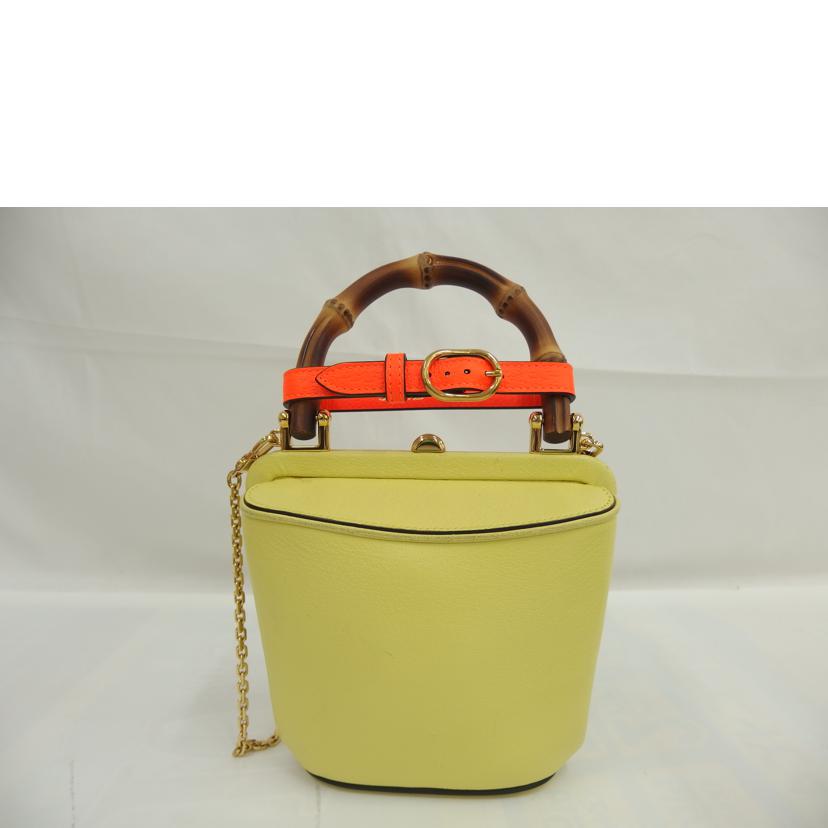 GUCCI グッチ/バンブーミニバケット2WAYショルダー/616436//000***/ABランク/82