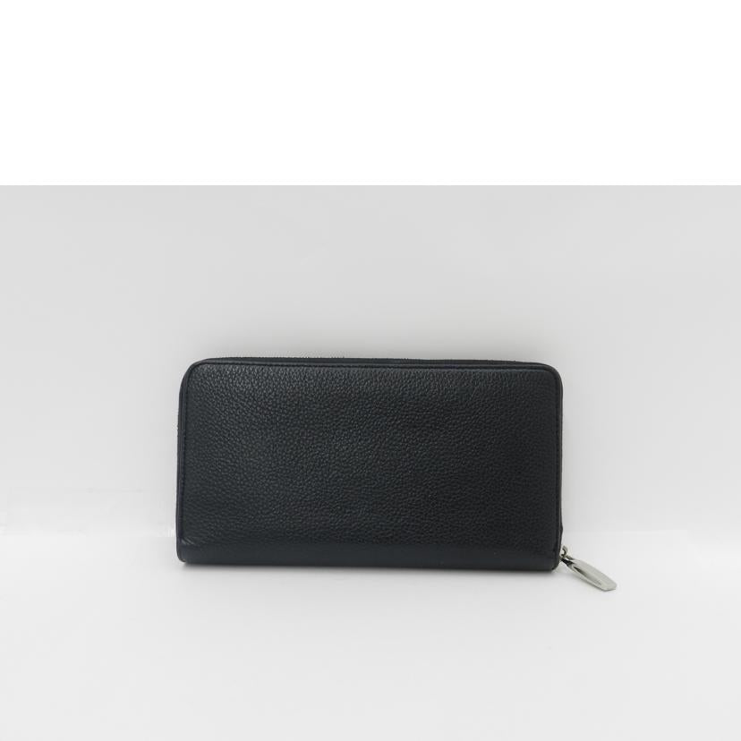 CELINE セリーヌ レザー メンズ レディース/ラウンドファスナー長財布/ブラック//F-CE-1137/ABランク/69
