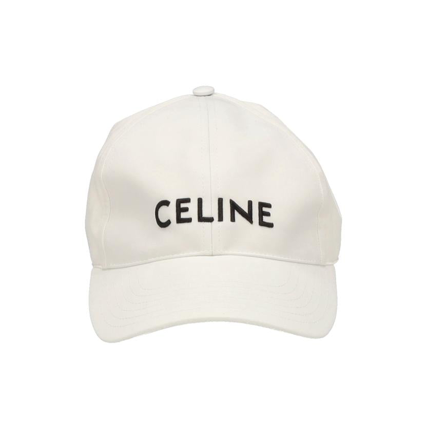 CELINE CELINE/ベースボールロゴキャップ/ホワイト/M/C457418//Aランク/75