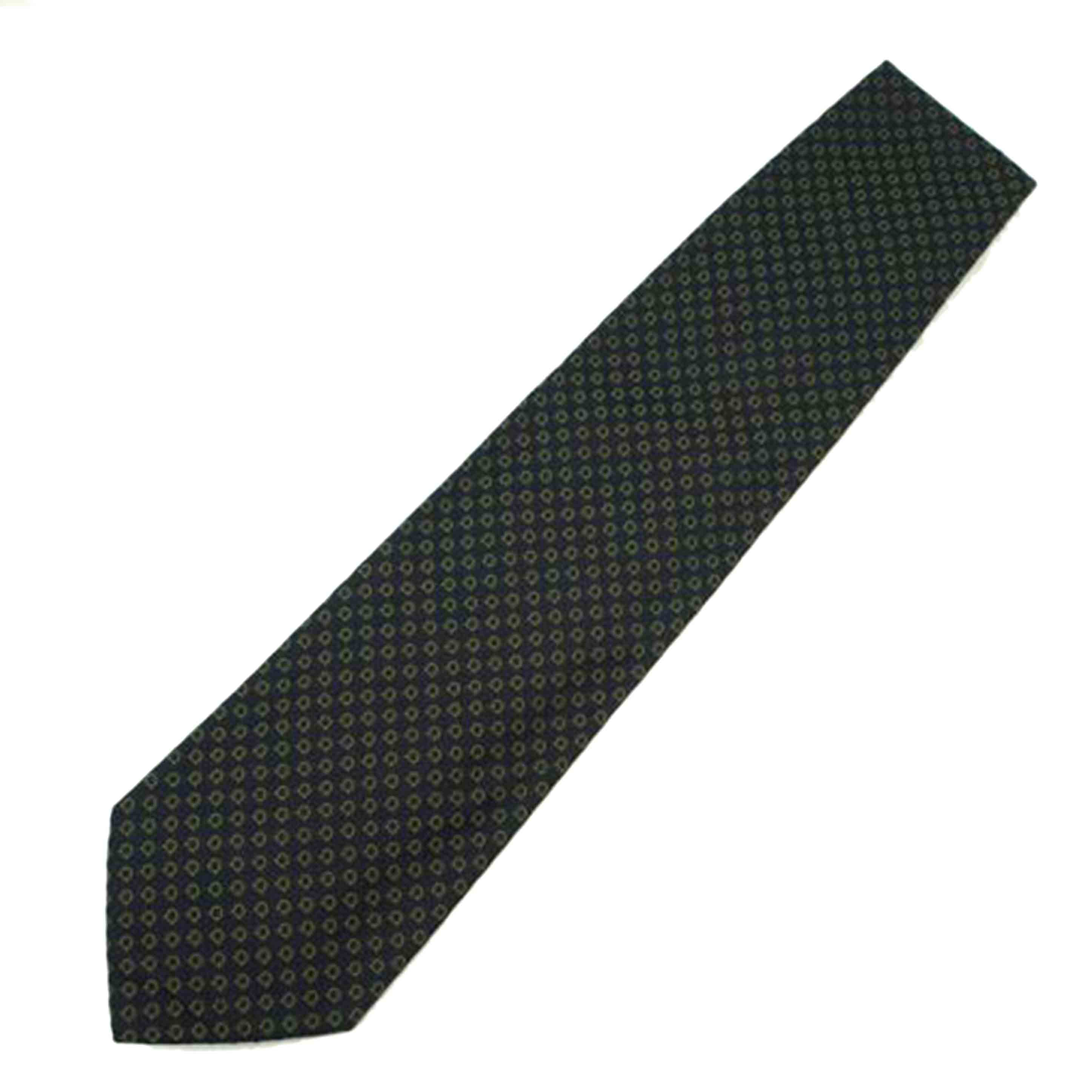 Ferragamo フェラガモ/ガンチーニシルクネクタイ/ネイビー//Aランク/75