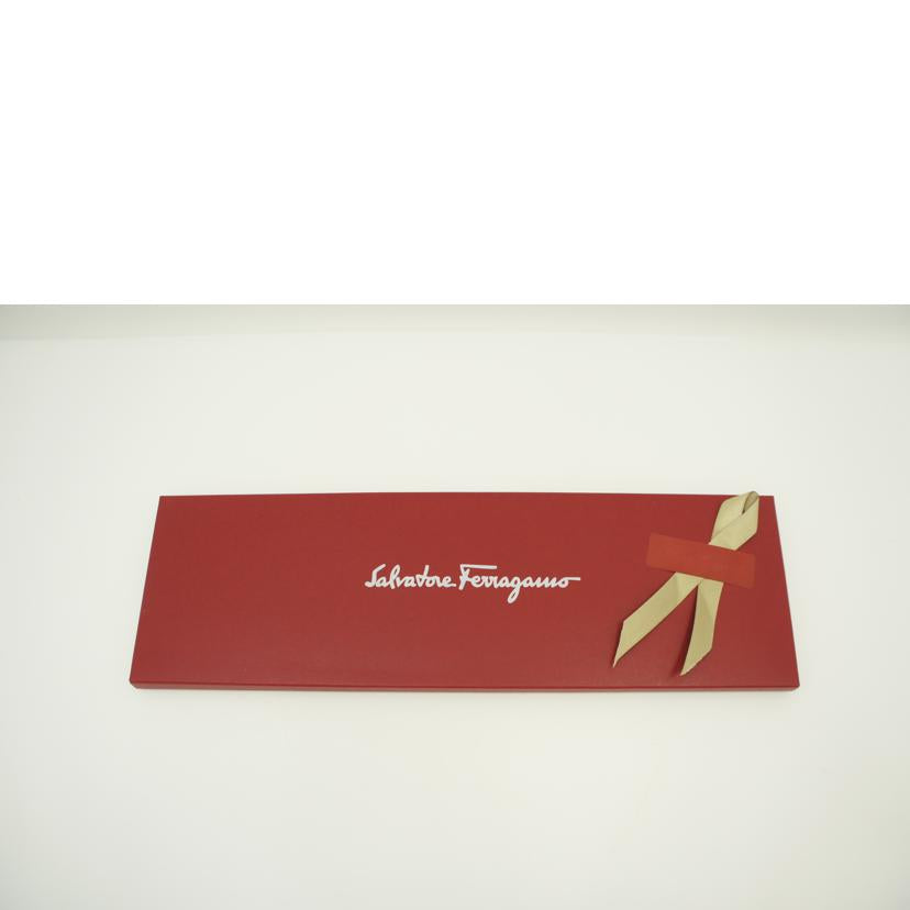 Ferragamo フェラガモ/ガンチーニシルクネクタイ/ネイビー//Aランク/75