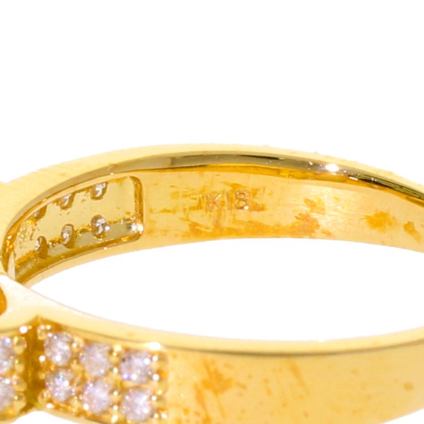 K18/K18ダイヤリング 0.30/#11/3.0//0.30/Aランク/75