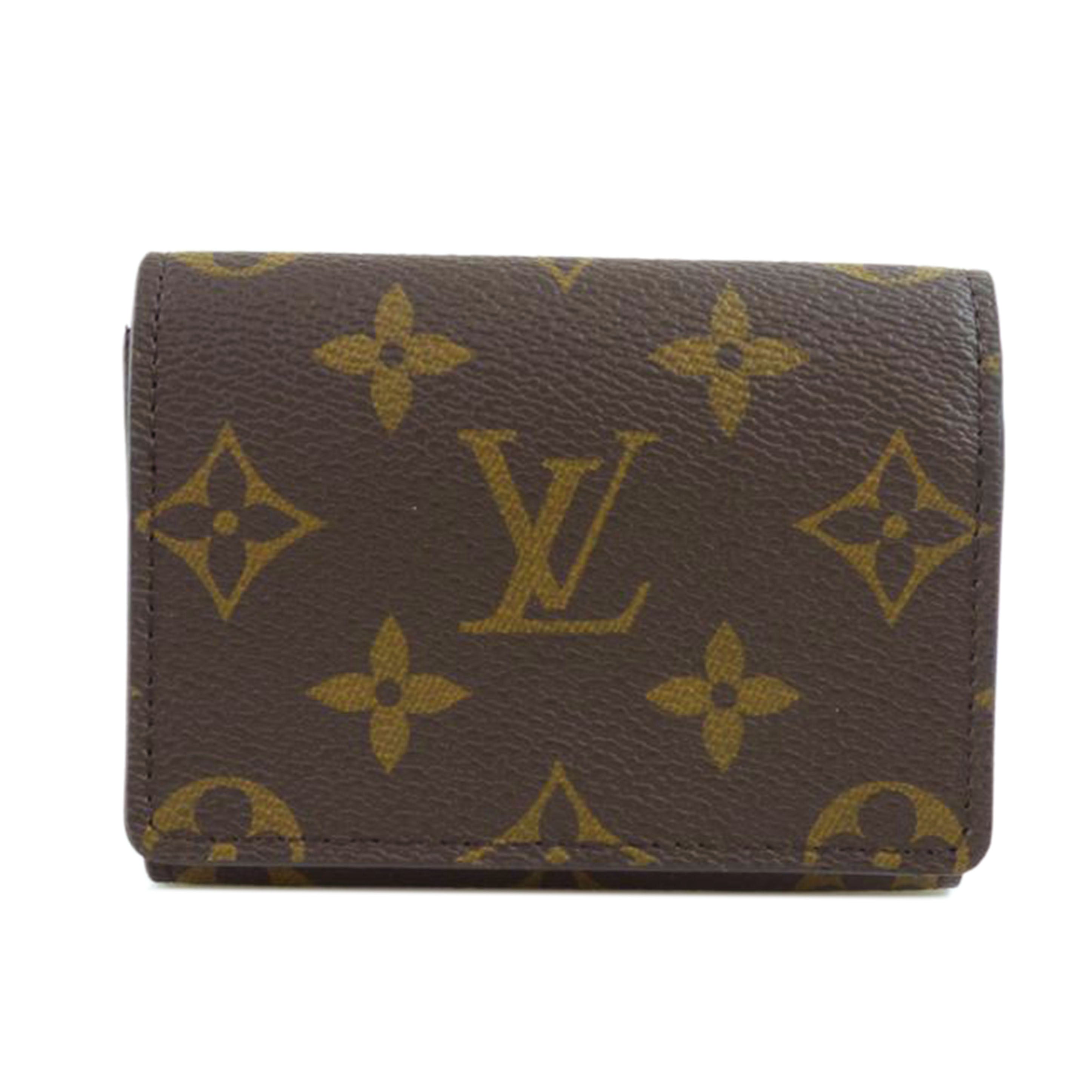 LOUIS VUITTON ルイ・ヴィトン/アンヴェロップ・カルト ドゥ ヴィジット/モノグラム/M63801//ICタグ/Aランク/64