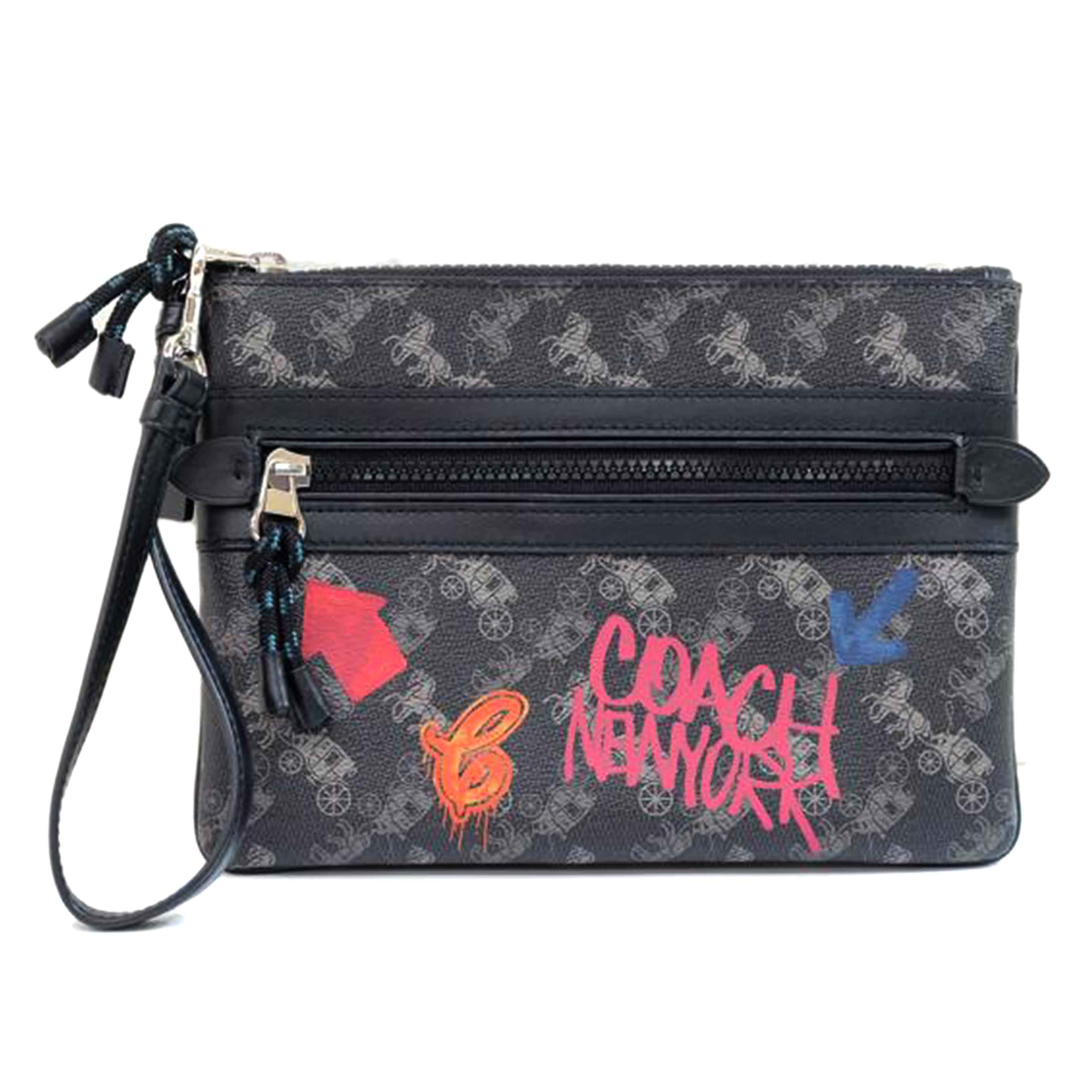 COACH コーチ/ホース&キャリッジ クラッチバッグ/F84636//K1932/Aランク/71