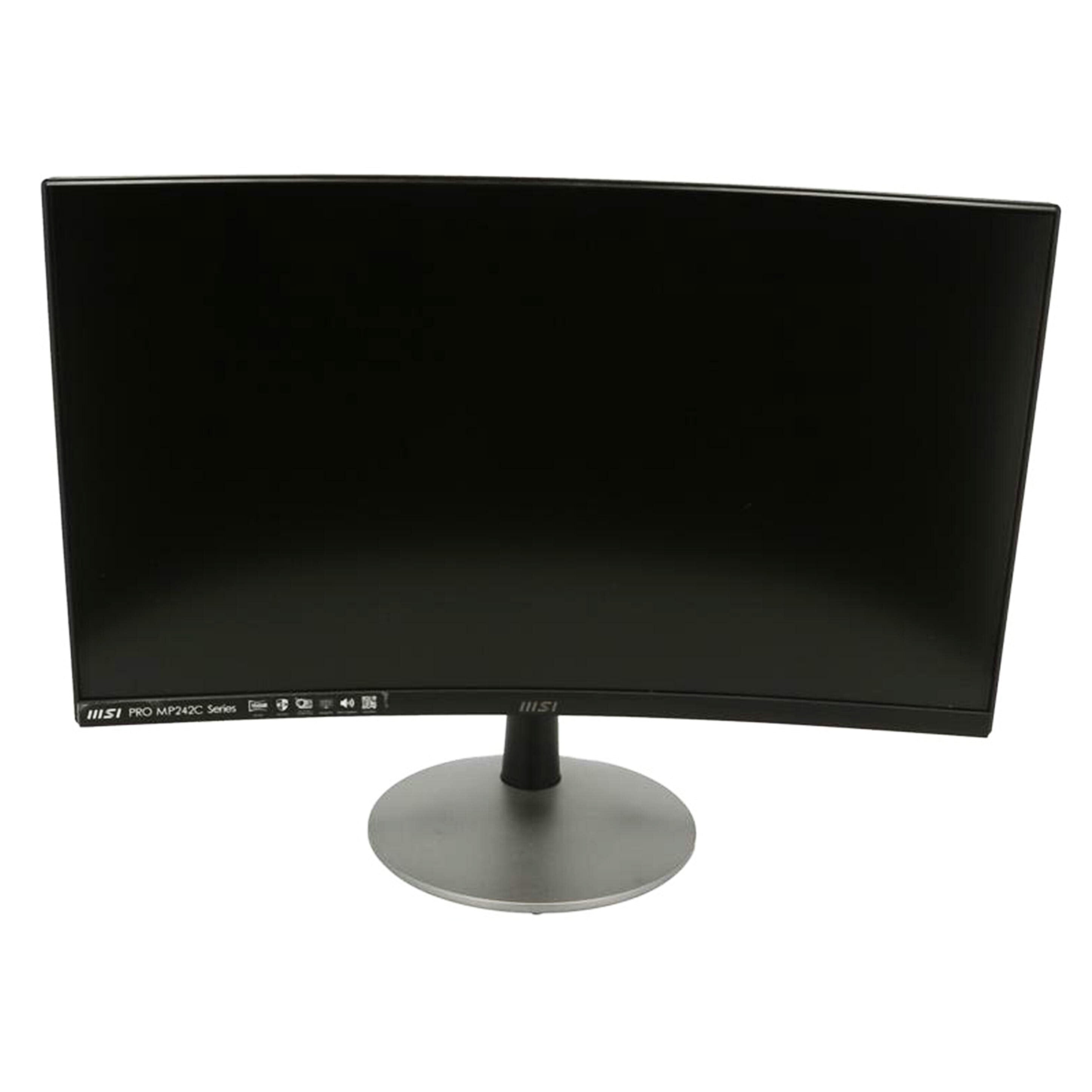 MSI エムエスアイ PRO-MP242C 23.6インチ 湾曲モニター Amazon.com: MSI Pro MP242C, 24