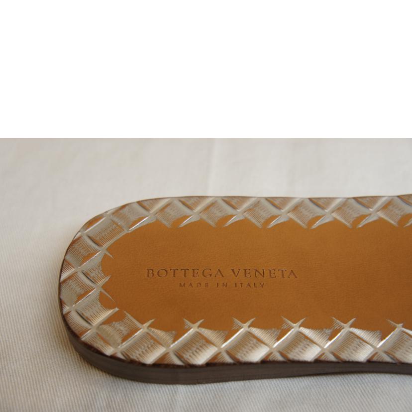 BOTTEGA VENETA ボッテガヴェネタ/イントレチャートサンダルシルバー//SAランク/92