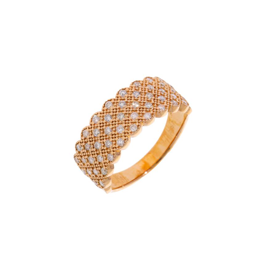 /K18PGダイヤリング 0.50/#13//Aランク/75