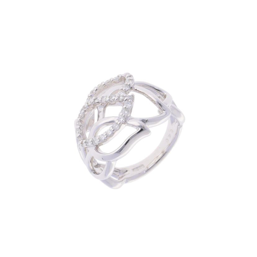 /K18WGダイヤリング0.40/#12//Aランク/75