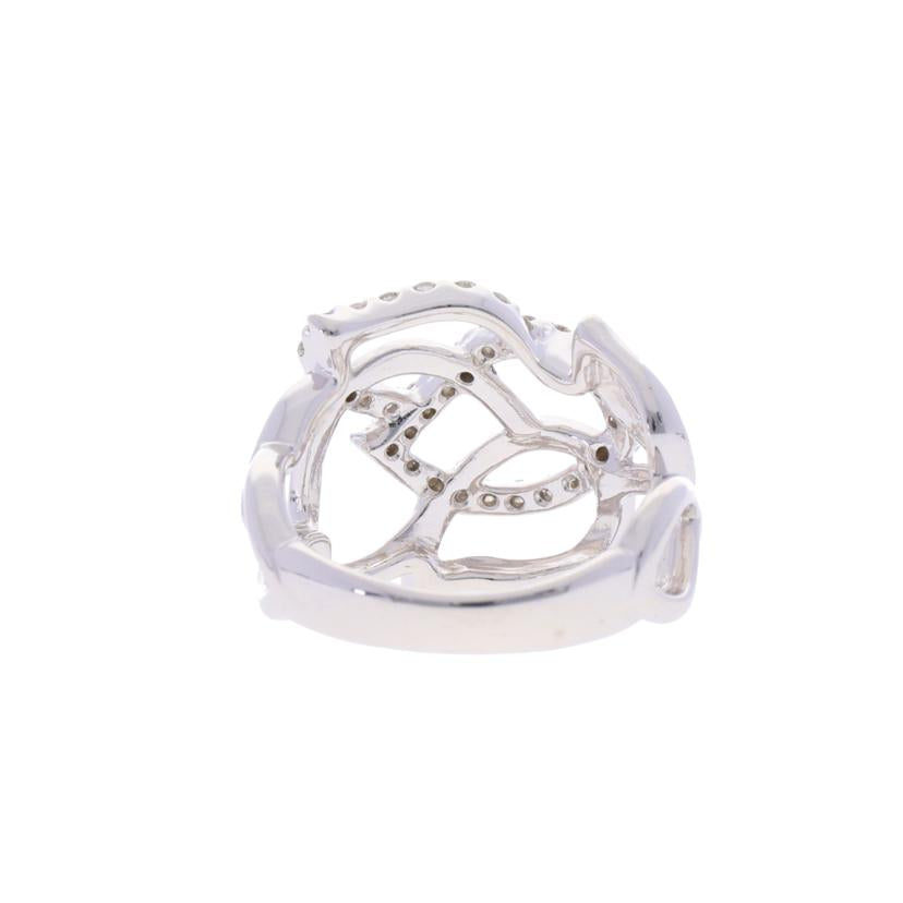 /K18WGダイヤリング0.40/#12//Aランク/75