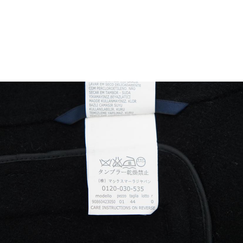 S MaxMara マックスマーラ/ファー付きウールコート//ABランク/75