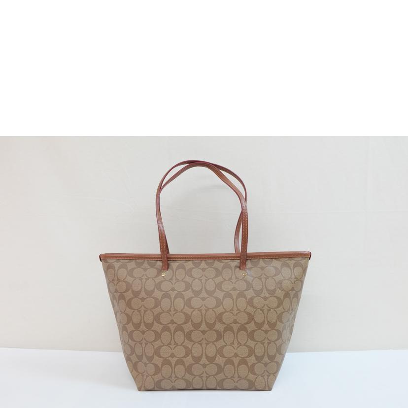 COACH コーチ/シグネチャーPVCジップトート/F34104 //M1532/Bランク/71